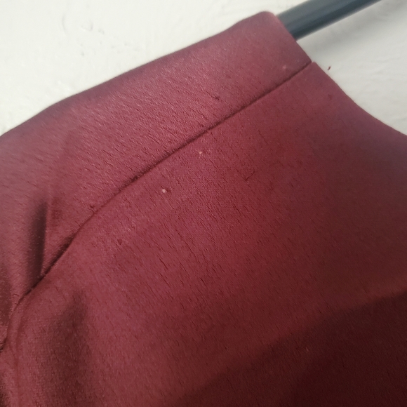 Burgundy floor length formal gown - Picture 6 of 7